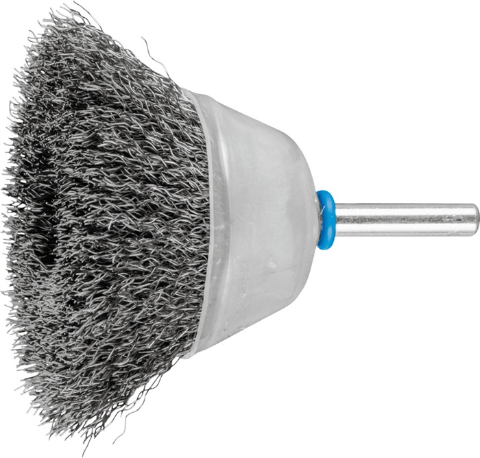 Topfbürste TBU INOX D.50mm Drahtstärke 0,3mm VA Schaftaufnahme PFERD TOOLS