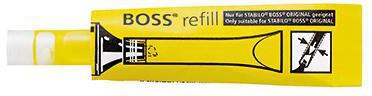 STABILO Nachfüllpatrone BOSS refill 070/24 für BOSS ORIGINAL 3ml gelb