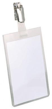 DURABLE Namensschild 800219 90x60mm transparent 25 St./Pack.