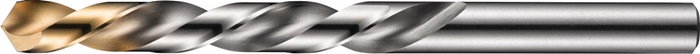 Spiralbohrer DIN 338 TypN A002 D.8,5mm HSS profilgeschl.TiN Zyl.schaft 4XD