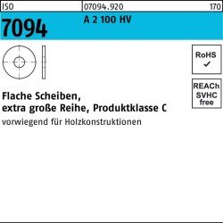 Unterlegscheibe ISO 7094 5 A 2 100 HV 100 Stück