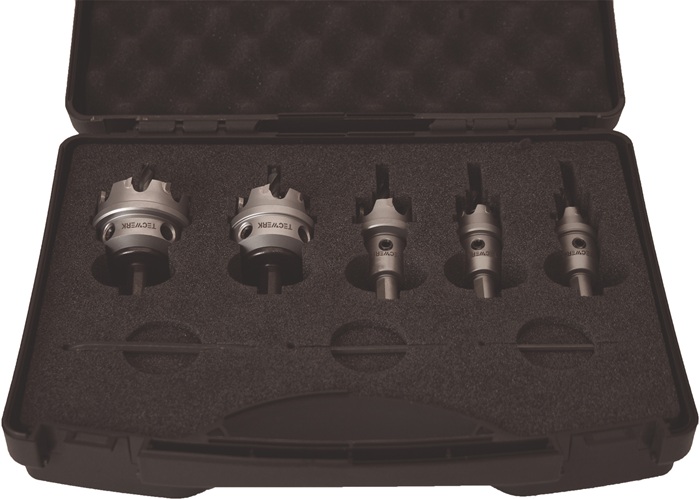 Lochsägensatz 8-tlg.16-40mm Schnitt-T.4mm HM-bestückt TECWERK