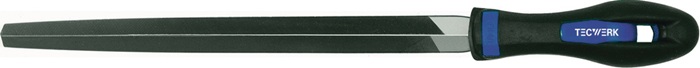 Werkstattfeile DIN 7261 L.200mm Q.14mm Hieb 2 Dreikant 2K-Ergo TECWERK