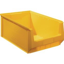 Sichtlagerkasten L500/450xB310xH200mm PE gelb TECWERK
