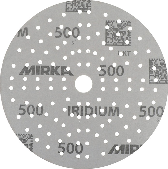 Haftschleifscheibe IRIDIUM Grip 121L 150mm K.500 f.HO/Metall/Lack/Ku.