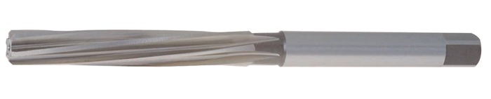 Handreibahle DIN 206 H7 Form B D.8mm HSS drallgenutet TECWERK
