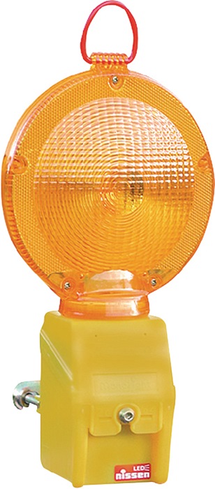 Baustellenwarnleuchte MonoLight LED rot Leuchtenkopf drehb.NISSEN