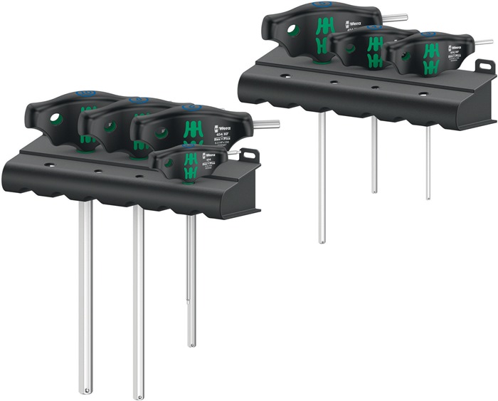 Sechskantschraubendrehersatz 454/7 HF Set 1 7teilig Quergriff Wera