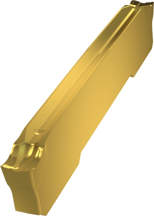 Wendeschneidplatte ISO GL2-D200G02L06-PM:G8330 Breite 2mm PVD beschichtet Gold