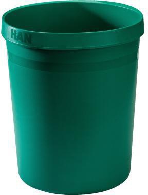 HAN Papierkorb KARMA 18198-05 18Liter Kunststoff öko-grün