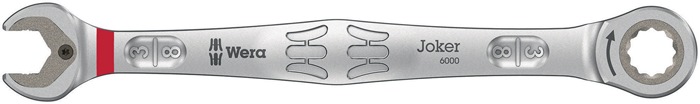 Maulringratschenschlüssel 6000 Joker Imperial SW 3/8 Zoll L159mm HF im Maul WERA