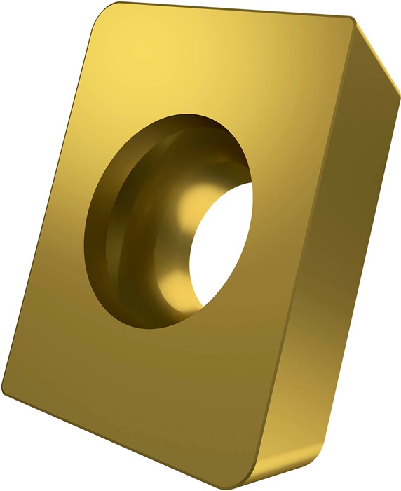 Fräswendeschneidplatte ISO APEW 150412ER:M8330 D.5,5mm PVD beschichtet Gold