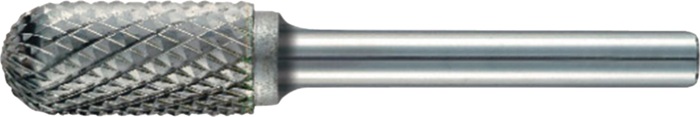 Frässtift WRC D.6mm Kopf-L.14mm Schaft-D.3mm HM Verz.Kreuz TECWERK