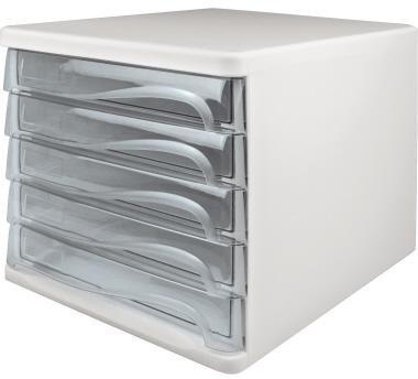 helit Schubladenbox economy H6129402 DIN A4-C4 l.gr/gk