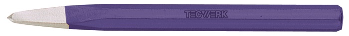 Fliesenmeißel spitz Schaft-Q.8mm 100mm CV-Stahl TECWERK