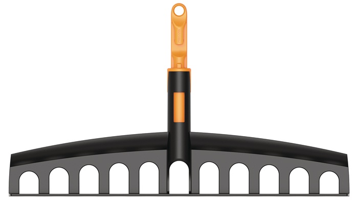 Kunststoffrechen OneClick Arbeits-B.409mm Zinken-L.80mm 12 Zinken FISKARS