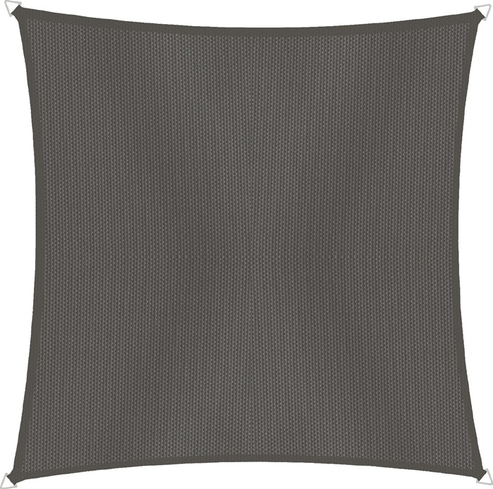 Sonnensegel CANNES QU L4xB4mm Seil anthracite Polyestergewebe WINDHAGER