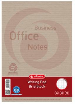 Landre Briefblock 100050116 DIN A4 Recycling 50Blatt kariert