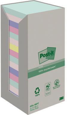 Post-it Haftnotiz Recycling Notes 654-1RPT 76x76mm sortiert 16 St.
