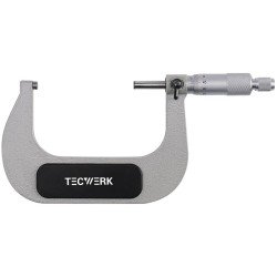 Bügelmessschraube DIN 863/1 75-100mm Spindel-D.6,5mm TECWERK