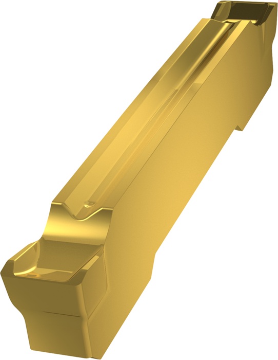 Wendeschneidplatte ISO GL3-D300M02-PR:G8330 Breite 3mm PVD beschichtet Gold