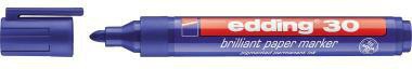 edding Pigmentmarker 30 4-30003 1,5-3mm Rundspitze blau