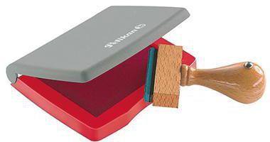 Pelikan Stempelkissen 3 E 337725 Kunststoffgehäuse 5x7cm rot