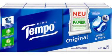 Tempo Taschentücher 650443 15x10 St./Pack.
