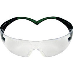 Schutzbrille SecureFit-SF400 EN 166,170 172 Bügel schwarz grün,Scheibe I/O PC 3M