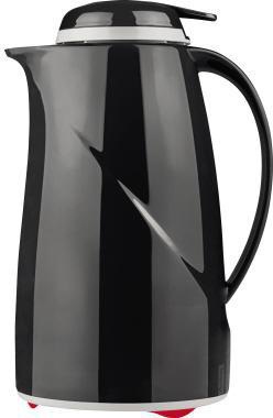 Helios Isolierkanne Wave Push 2934-002 1l schwarz
