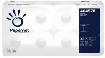 Papernet Toilettenpapier 404578 4lagig 150Bl. Zellstoff 8 Rl./Pack.