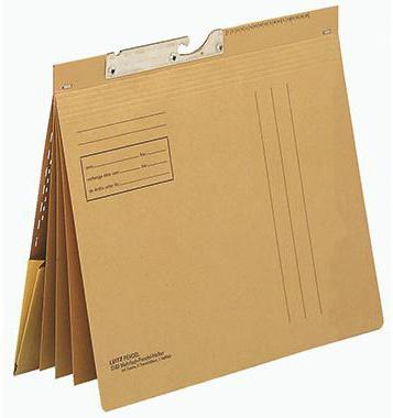 Leitz Pendelhefter 21830000 DIN A4 250g Karton naturbraun