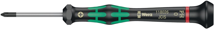 Elektronik-Feinmechanik-Schraubendreher 2050 PH 0 Klingen-L.40mm WERA