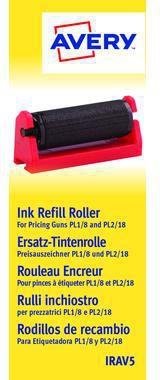 Avery Zweckform Farbrolle IRAV5 PL1/8+PL2/18 schwarz Karton 5 Stück