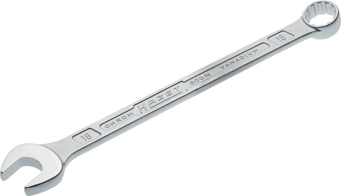 Ringmaulschlüssel 600N SW 18mm L.255mm Form A Spezialstahl HAZET