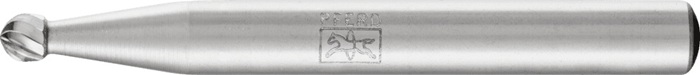 Frässtift KUD D.4mm Kopf-L.3mm Schaft-D.6mm HSS Verz.3 PFERD