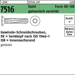 Gewindeschneidschraube DIN 7516 SEKO ISR DE M4x8-T20 Stahl galv.verz. 2000St.