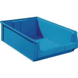 Sichtlagerkasten L500/450xB310xH140mm PE blau TECWERK
