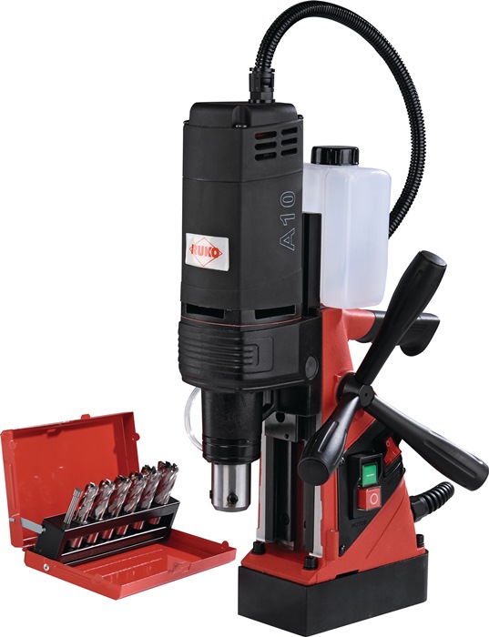 Kernbohrmaschine (Set) A10 12-35mm 13mm Weldon 3/4" (19,05 mm) 1100 W RUKO