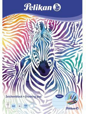 Pelikan Zeichenblock C2/10 137604 DIN A2 chlorfrei 10Blatt weiß