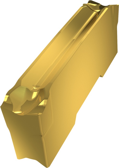 Wendeschneidplatte ISO GL4-D400G02L12-PM:G8330 Breite 4mm PVD beschichtet Gold
