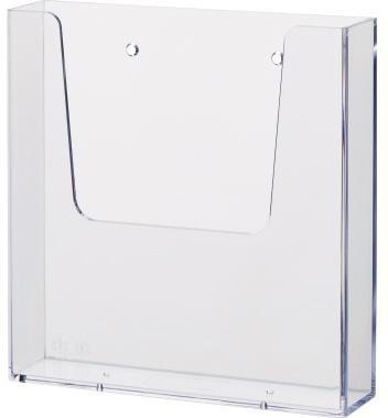 helit Wandprospekthalter H2350102 A5 1Fach PS transparent