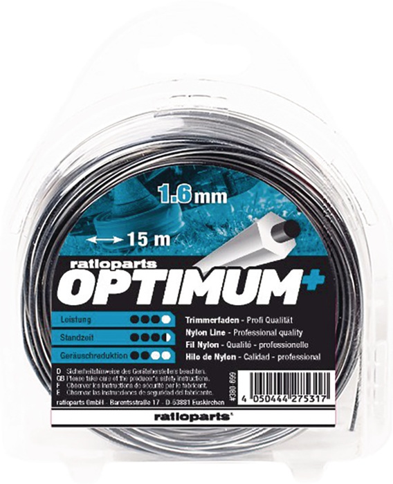 Nylonfaden Optimum Faden-St.1,6mm Faden-L.15m RATIOPARTS