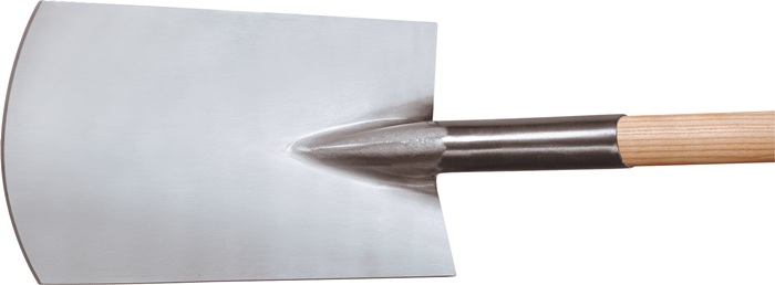 Rohrdüllspaten Gärtner Form Blattmaß 290x180mm Gr.2 m.T-Stiel 850mm 1830g IDEAL
