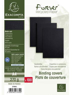 Exacompta Einbanddeckel Evercover 2783C A4 schwarz 100St.