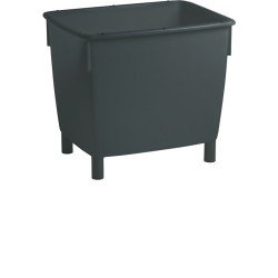 Leichtbaubehälter L945xB725xH830mm PE (HDPe) basaltgrau CRAEMER