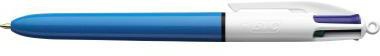 BIC Mehrfarbkugelschreiber 4 Colours 982866 0,4mm bl/sw/r/gn