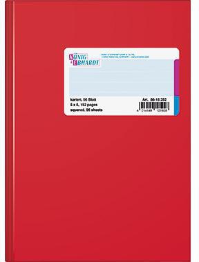 König & Ebhardt Geschäftsbuch 8615252 DIN A5 kar. 96Bl. rt