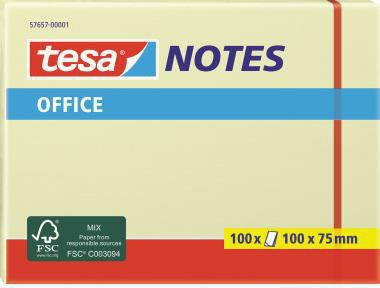 tesa Haftnotiz Office Notes 57657-00001 100x75mm 100Bl. gelb