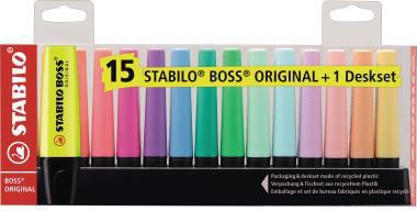 STABILO® Textmarker BOSS ORIGINAL 7015-01-5 15 St./Pack.
